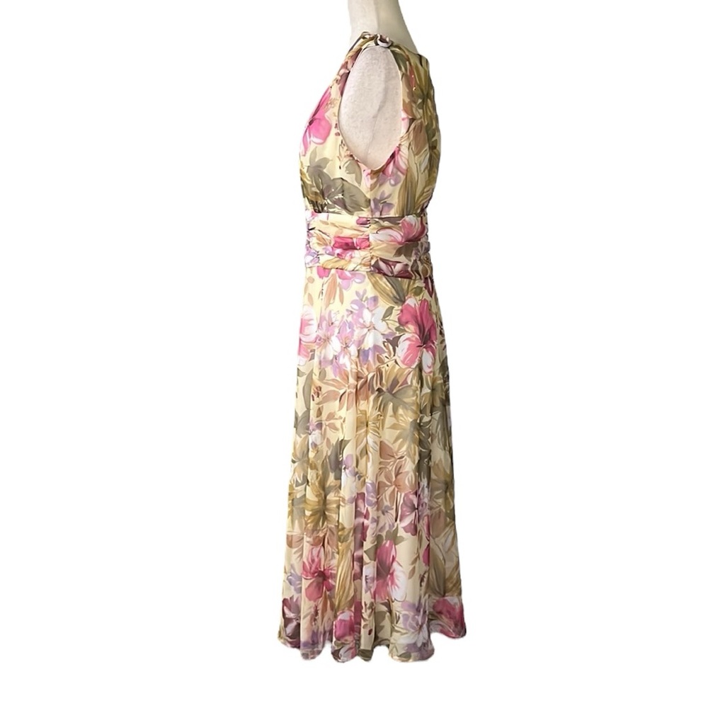 Connected Appareal Floral Midi Dress - Picture 6 of 8